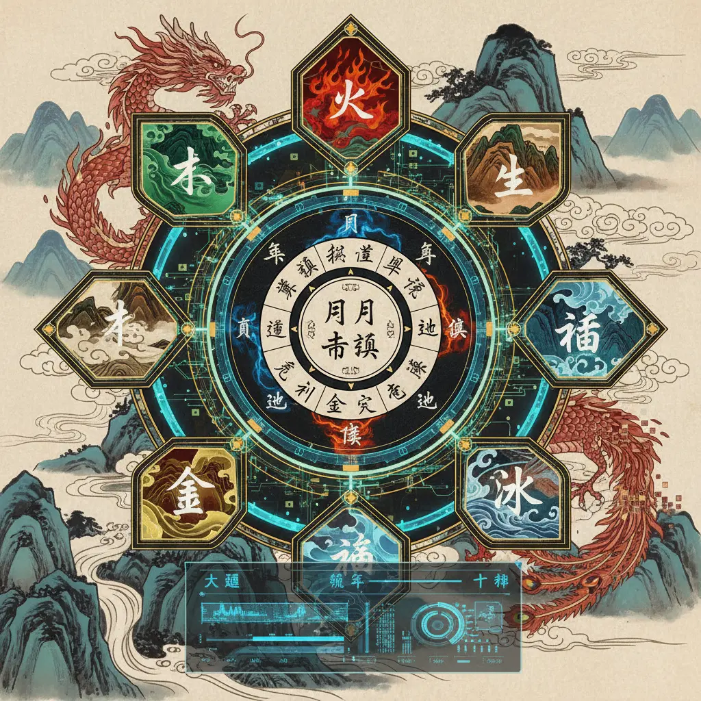八字命盤 - 八字命盤