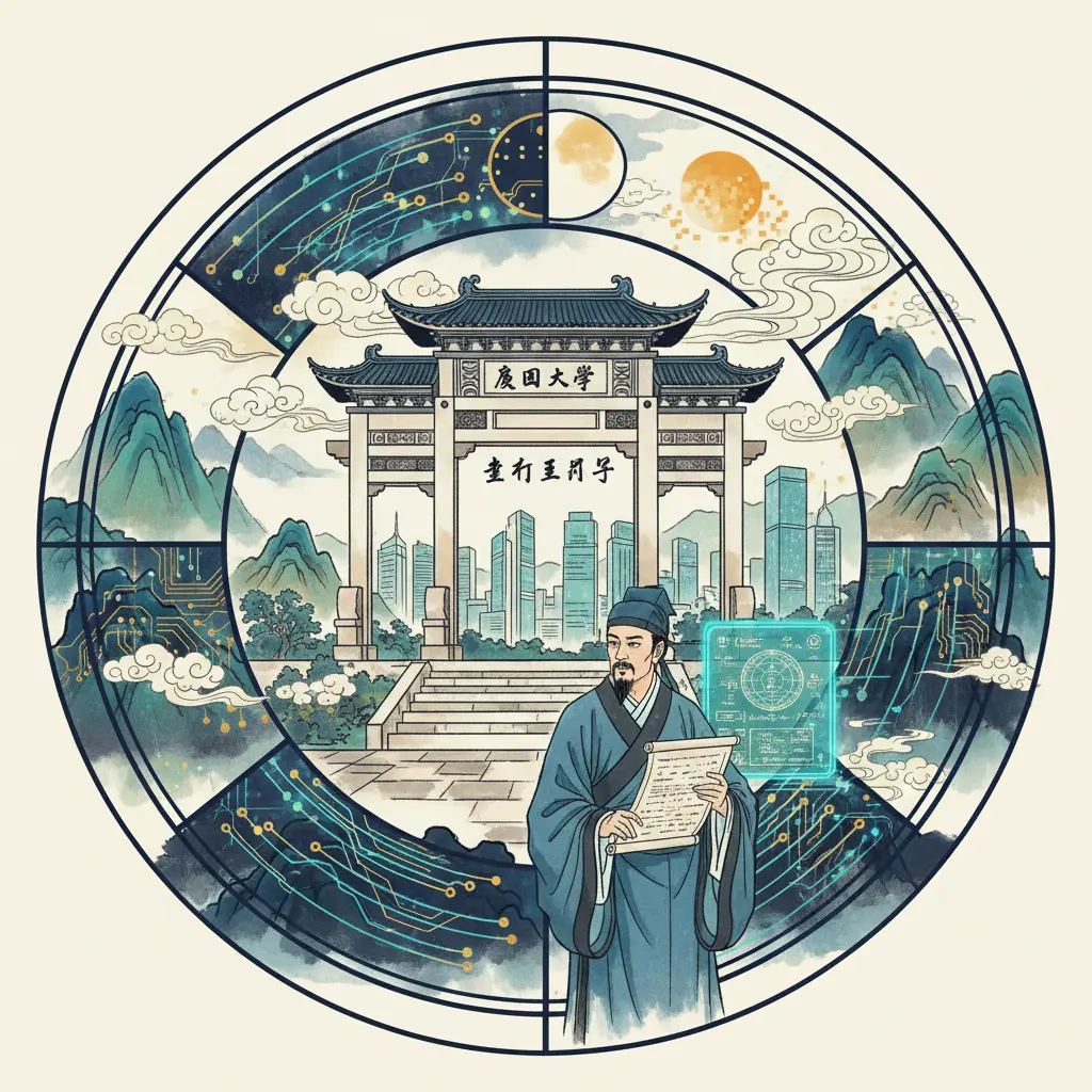 韋千里八字 - 復旦大學