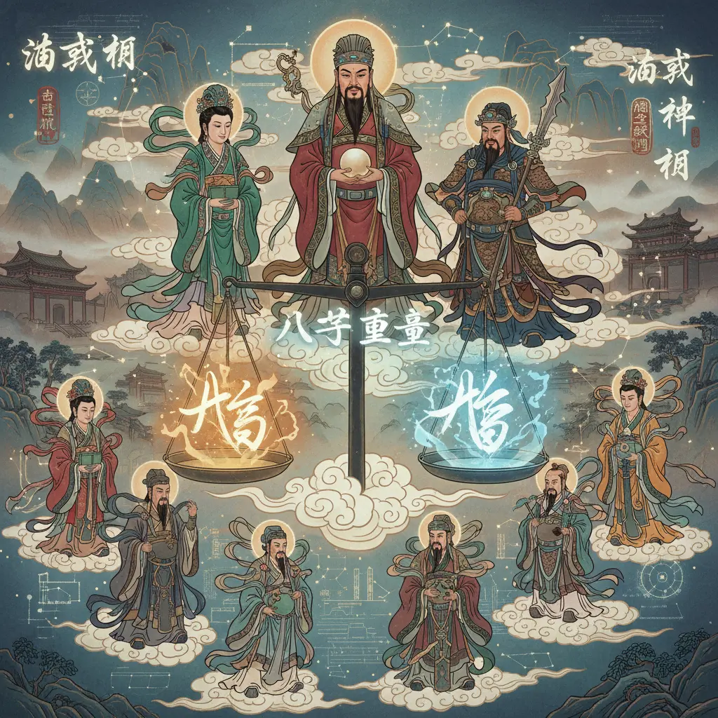 八字重量 - 道教神明