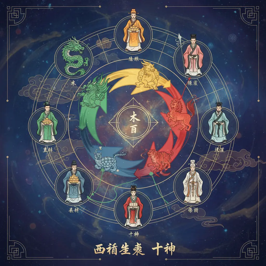 十神 - 五行生剋
